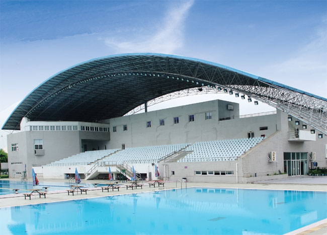 河东游泳馆网架